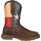 Durango Men's Texas Flag Western Boot, 13 M, Steel Toe, Dark Brown, DB021 DB021 - alternate 7